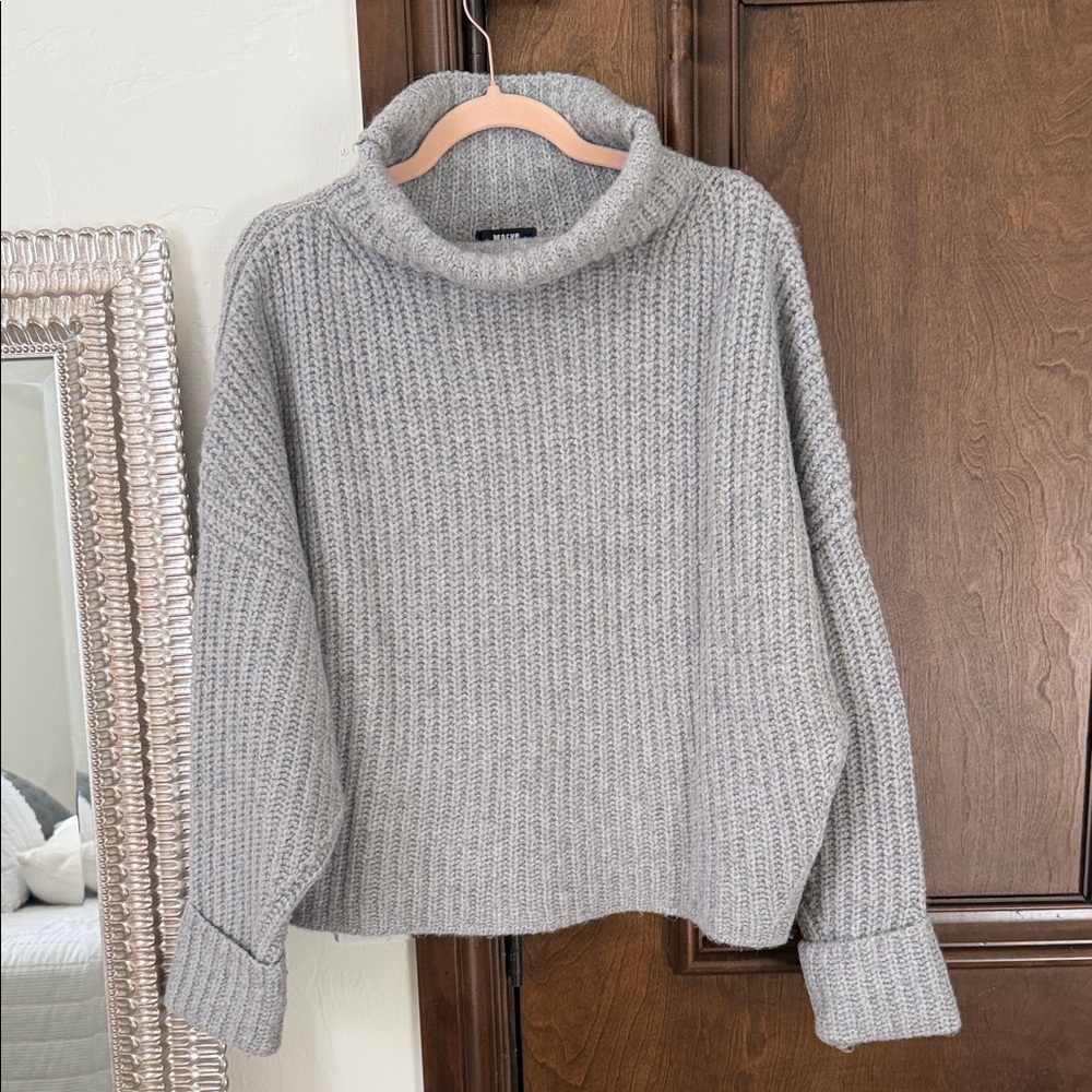 Anthropologie Heather Gray  Sweater